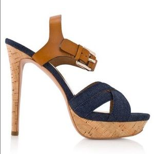 Coach Dani Denim and Ginger Heels